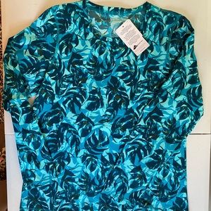 LL Bean Sunblocking Swim Top